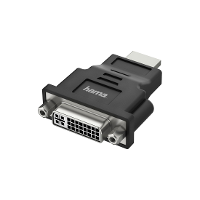 Hama 00200339 DVI / HDMI Adapter [1x Britse stekker   1x HDMI stekker] Zwart