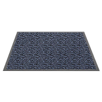 Schoonloopmat Blauw   Mars   80 x 120 cm
