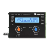 HAMGEEK USDX FT8 / USDX CW 5W usDX SDR QRP Transceiver QCX SSB naar SSB 15m/20m/40m 3 Band All Mode HF Transceiver Met B