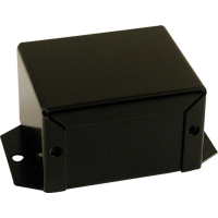 Hammond Electronics 1411FBFBK Universele behuizing 102 x 56 x 76 Aluminium Zwart 1 stuk(s)