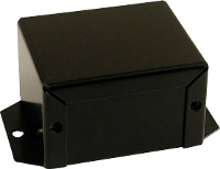 Hammond Electronics 1411FBPBK Universele behuizing Aluminium Zwart 1 stuk(s)