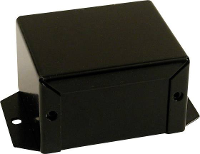 Hammond Electronics 1411FBXBK Universele behuizing 305 x 178 x 102 Aluminium Zwart 1 stuk(s)