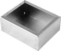 Hammond Electronics 1444 45351 1444 45351 Chassisbehuizing (l x b x h) 114 x 89 x 25 mm Aluminium Natuur 1 stuk(s)