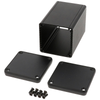 Hammond Electronics 1455CS802BK 80 x 54 x 54 Aluminium Geëxtrudeerd Zwart 1 stuk(s)