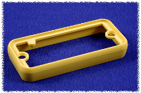 Hammond Electronics 1455KBY 10 1455KBY 10 Omlijsting (l x b x h) 8 x 78 x 27 mm ABS Geel 10 stuk(s)