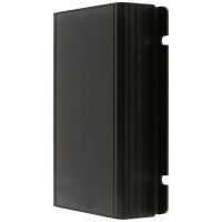 Hammond Electronics 1455JF1201BK Universele behuizing 120 x 78 x 27 Aluminium Zwart 1 stuk(s)