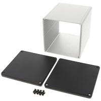 Hammond Electronics 1455NS1202 Universele behuizing 120 x 103 x 103 Aluminium Geëxtrudeerd Helder 1 stuk(s)