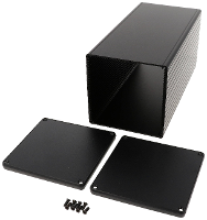 Hammond Electronics 1455NS2202BK Universele behuizing 220 x 103 x 103 Aluminium Geëxtrudeerd Zwart 1 stuk(s)