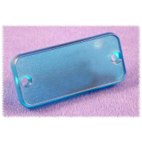 Hammond Electronics 1455RPLTBU 1455RPLTBU End plate (l x b x h) 8 x 160 x 30.5 Mm ABS Blauw (transparant) 2 stuk(s)