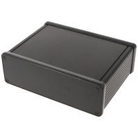Hammond Electronics 1455T1202BK Universele behuizing 120 x 165 x 52 Aluminium Geëxtrudeerd Zwart 1 stuk(s)