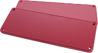 Hammond Electronics 1455UPLRED Frontframe ABS Rood (l x b x h) 196 x 71 x 11.60 Mm 2 stuk(s)