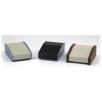 Hammond Electronics 1456PL3BKBU Consolebehuizing (l x b x h) 293 x 356 x 81 mm Aluminium Blauw, Zwart 1 stuk(s)