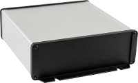 Hammond Electronics 1457T1602E Universele behuizing Aluminium Transparant 1 stuk(s)