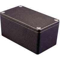 Hammond Electronics 1550Z108BK Universele behuizing 125 x 80 x 58 Aluminium Zwart 1 stuk(s)
