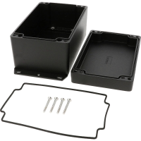 Hammond Electronics 1550Z117FBK Universele behuizing 160 x 100 x 81 Aluminium spuitgietwerk Zwart 1 stuk(s)