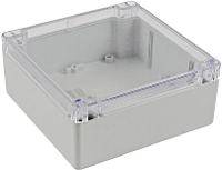 Hammond Electronics 1554 PC CL 1554Q2GYCL Universele behuizing Polycarbonaat Grijs 1 stuk(s)