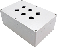 Hammond Electronics 1554MPB6A Universele behuizing Polycarbonaat Grijs 1 stuk(s)