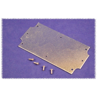 Hammond Electronics 1555CFPL Montageplaat (l x b x h) 108 x 52 x 1.6 Mm Plaatstaal Natuur 1 stuk(s)