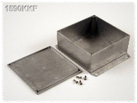 Hammond Electronics 1590KKFBK Universele behuizing Aluminium Zwart 1 stuk(s)