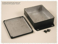 Hammond Electronics 1590WBBFBK Universele behuizing Aluminium Zwart 1 stuk(s)