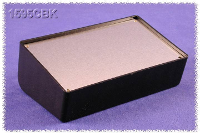 Hammond Electronics 1595EBK Consolebehuizing 215 x 130 x 75 ABS Zwart 1 stuk(s)