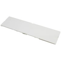 Hammond Electronics 1597D9MPRH Cover ABS PC Grijs (l x b x h) 155 x 3 x 42 mm 1 stuk(s)