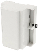 Hammond Electronics 1597DIN6MC53 DIN rail behuizing Gesloten 90 x 58 x 106 PPO Lichtgrijs 1 stuk(s)