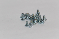 Hammond Electronics 1598ATS100 Bevestigingsschroef Staal Zilver 100 stuk(s)