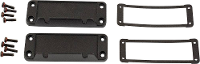 Hammond Electronics Eindplaat Aluminium Zwart (l x b x h) 16 x 87 x 31 mm 1 stuk(s)