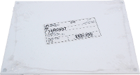 Hammond Electronics Montageplaat Staal Wit (l x b x h) 222 x 175 x 1.8 Mm 1 stuk(s)