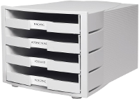 HAN IMPULS 1017 13 Ladebox Zwart DIN A4, DIN C4 Aantal lades: 3
