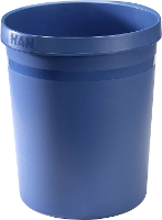 HAN GRIP KARMA 18198 16 Prullenbak 18 l (Ø x h) 31.2 Mm x 35 mm Kringloop kunststof Eco blauw 1 stuk(s)