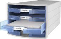 HAN Ladebox IMPULS 2.0 1013 64 Lichtgrijs DIN A4, DIN C4 Aantal lades: 4