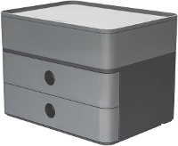HAN SMART BOX PLUS ALLISON 1100 19 Ladebox Zwart, Grijs, Wit Aantal lades: 2