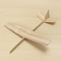Hand Throwing Assembly Wooden Model Plane Diy Handmade Plane Model
