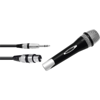 Hand Zangmicrofoon Omnitronic Partymic 1 Zendmethode:Kabelgebonden Incl. Kabel, Schakelaar