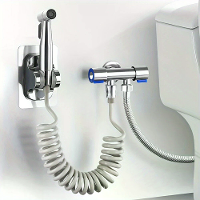 Handheld Bidet Sprayer Set 304 Roestvrij Staal Sprayer Douche Toilet Bidet Kraan Nozzle Zelfreinigend
