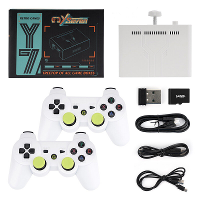Handhibr Y7 Linux Draagbare Videospelconsole 2.4G Draadloze Game TV Stick Retro voor PSP 4K 64+256G Ingebouwde 12000 Gam