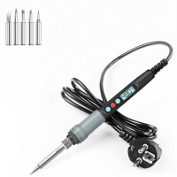 Handskit 90W 220V instelbare temperatuur elektrische soldeerboutset Ondersteuning voor het repareren van elektronische g