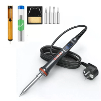 HANDSKIT 927 soldeerbout 200W LCD digitaal display 180 480°C Instelbare temperatuur met 4 tips en standaard
