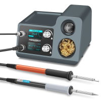 HANDSKIT ST12A 2 in 1 Hot Air Gun Soldering Station OLED Digital Adjustment Auto Sleep 1s 6s Fast Heating Repair Tool