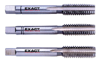 Handtapset 3 Delig Metrisch M2 0.4 Mm Rechtssnijdend Exact 00032 Din 352 Hss 1 Set