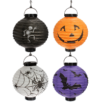 Hanging Portable/foldable Paper Lantern Halloween Party Decorations