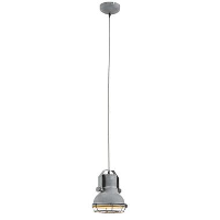 Hanglamp Jeff   cementkleur   22x28x140 cm   Leen Bakker