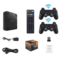 Hanhibr V5 Home Game Console Ingebouwde 51000 Games Dubbele Handgreep Retro Dual System Set top Box 4K HD 3D Game Speler