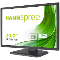 Hannspree HP246PJB LED monitor 61 cm (24 inch) Energielabel A (A++   E) 1920 x 1200 pix WUXGA 5 ms HDMI, DisplayPort, DVI, VGA, Audio Line in, USB 2.0