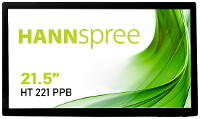 Hannspree HT 221 PPB Touchscreen monitor Energielabel: D (A   G) 54.6 Cm (21.5 Inch) 1920 x 1080 Pixel 16:9 4 ms VGA, HDMI, DisplayPort, USB A 3.0,