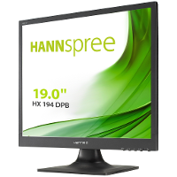 Hannspree HX194DPB LED monitor 48.3 Cm (19 inch) 1280 x 1024 pix SXGA 5 ms DV, VGA, Audio Line in