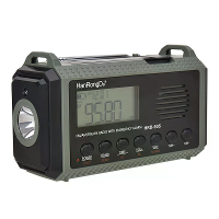 HanRongDa HRD 905 Noodradio Solar Crank Power Bank 10000mAh AM FM SW Weerband LED Zaklamp SOS Alarm Draagbare Overleving