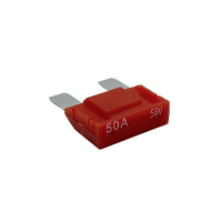 Hansor AMP M050 Platte maxizekering 50 A Rood 1 stuk(s)